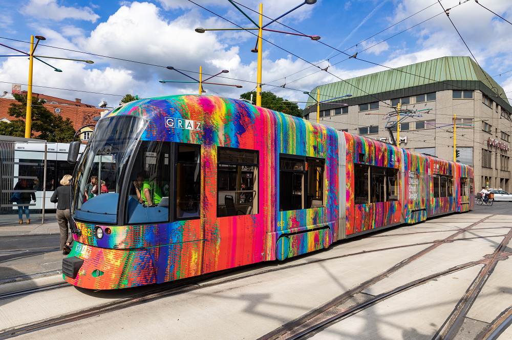 Straßenbahn designed by Herms Fritz