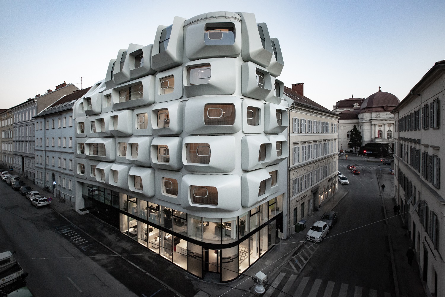 Büro City of Design Koordinationsstelle / ARGOS by Zaha Hadid © Wegraz Büro City of Design Koordinationsstelle / ARGOS by Zaha Hadid © Wegraz