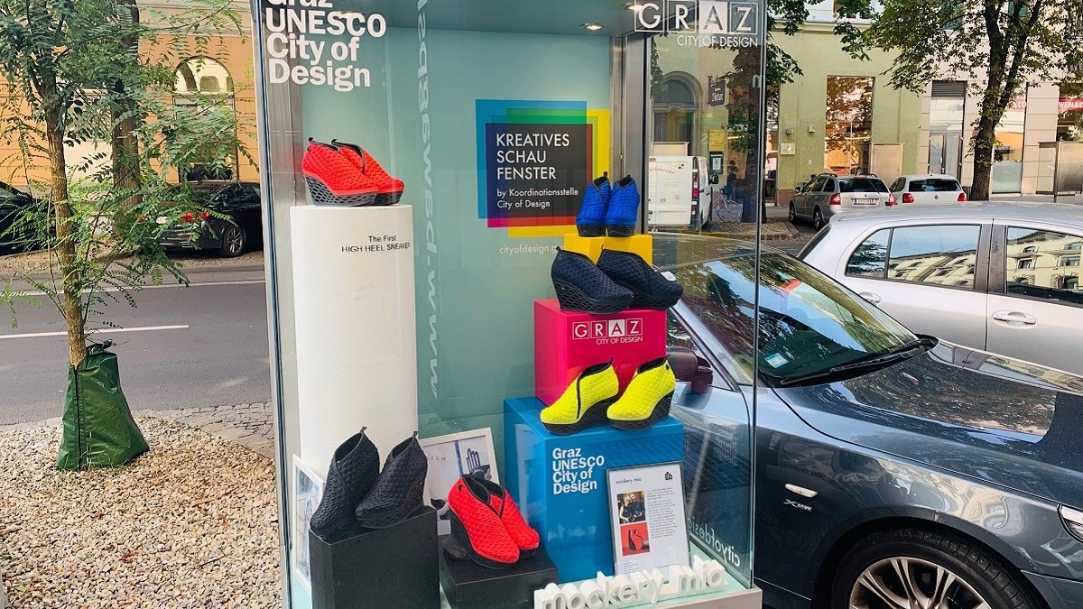 Kreatives Schaufenster am Joanneumring