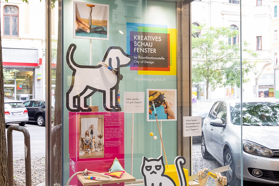 Kreatives Schaufenster