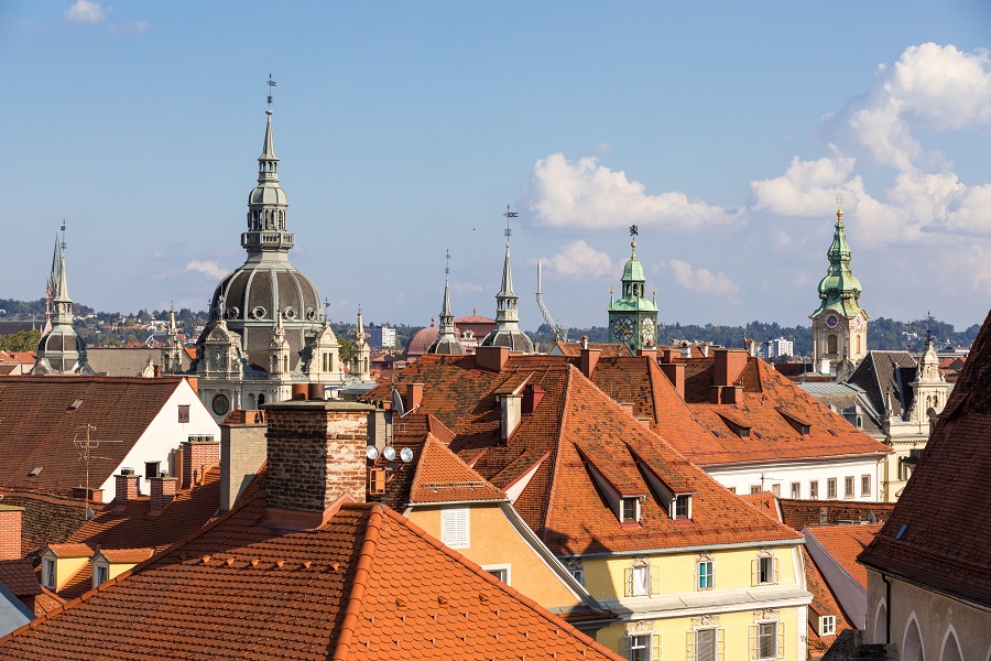 Dachlandschaft Graz