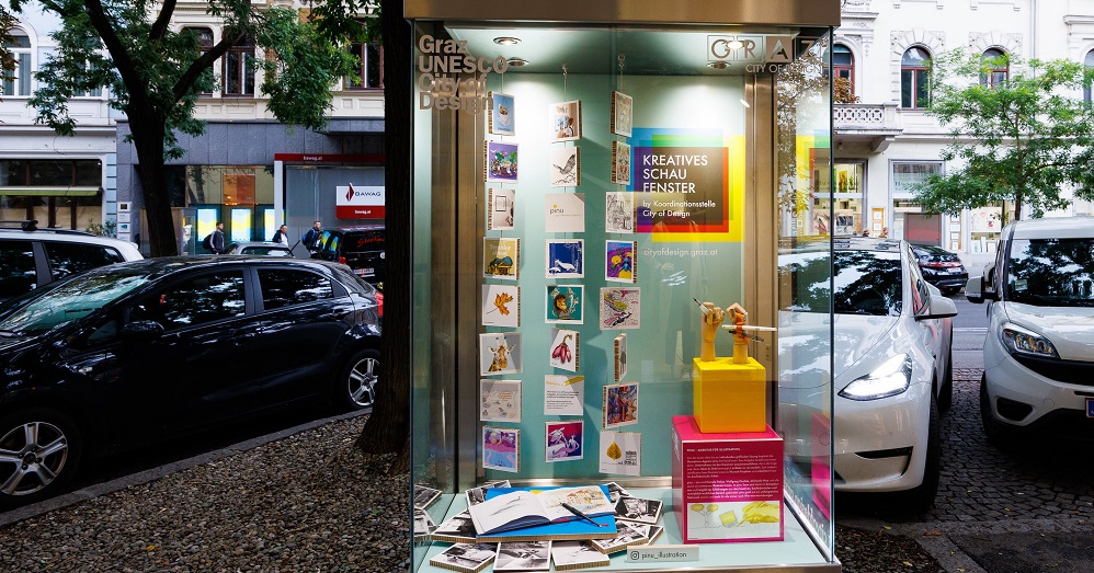 Kreatives Schaufenster