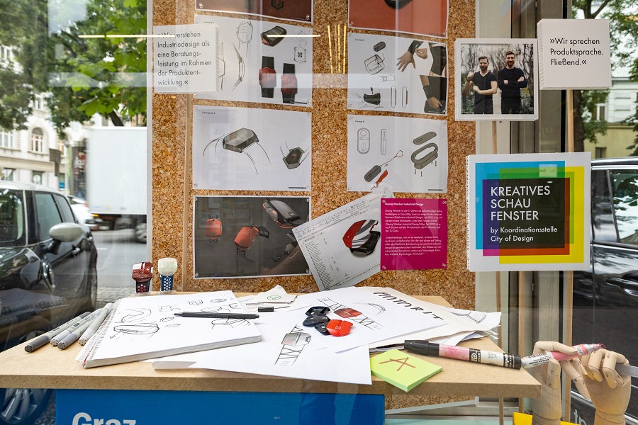 Kreatives Schaufenster