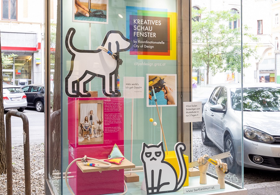Kreatives Schaufenster
