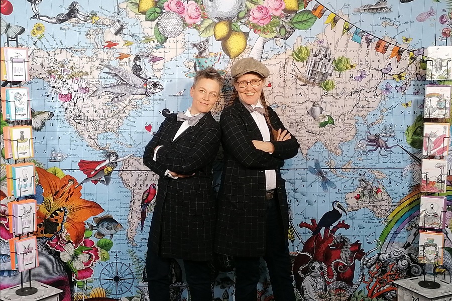 Ute Baurecker und Ulla Klopf